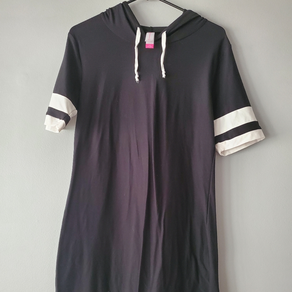 Hooded T-shirt Dress